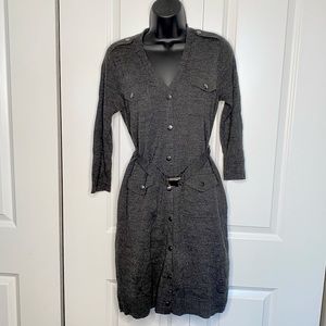 NY&Co charcoal gray sweater dress Size XS
